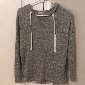 Women’s hoodie with back lace detail